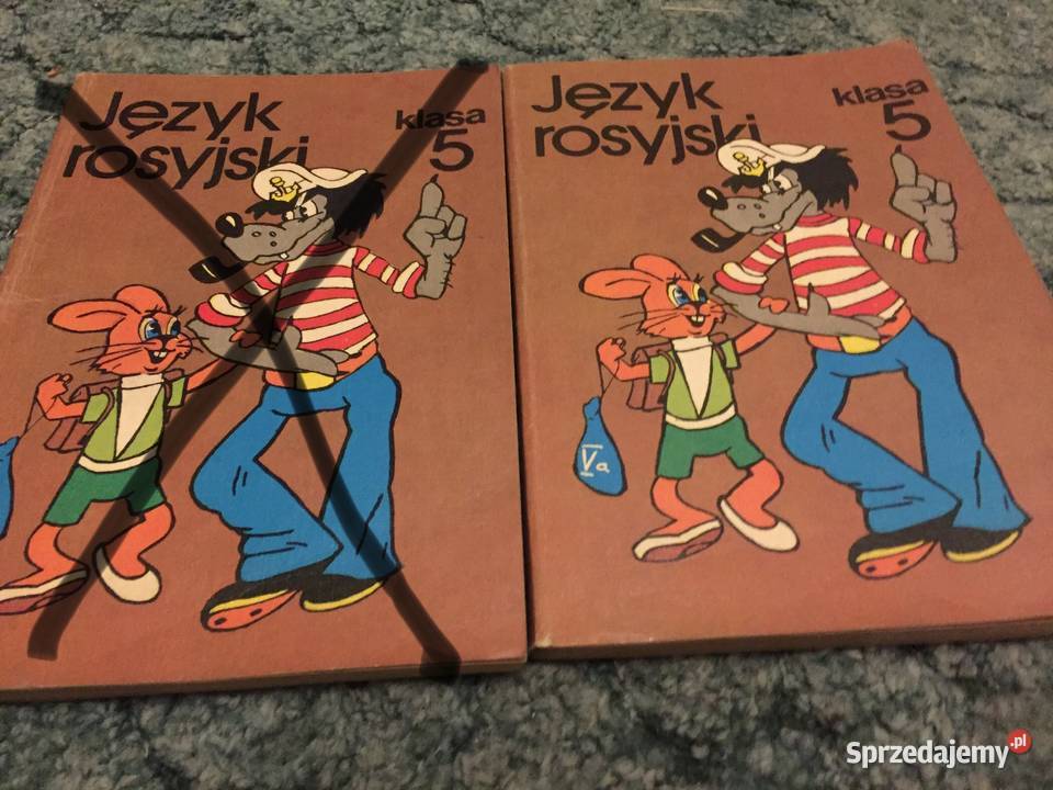 Język rosyjski podręcznik klasa 5 z czasów Prl/ wilk i zając Rzeszów Podrecznik Do Rosyjskiego Klasa 5