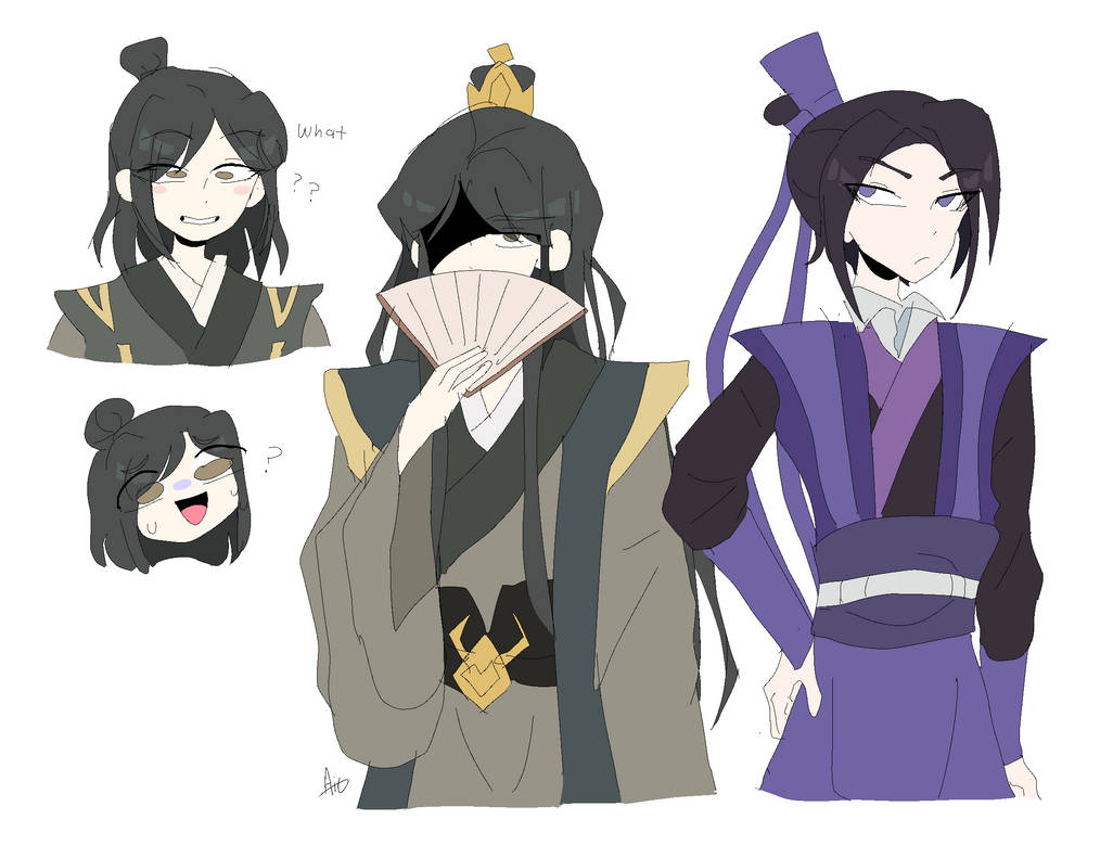 jiang cheng x nie huaisang again tehe by Adrieliu on DeviantArt Nie Huaisang X Jiang Cheng