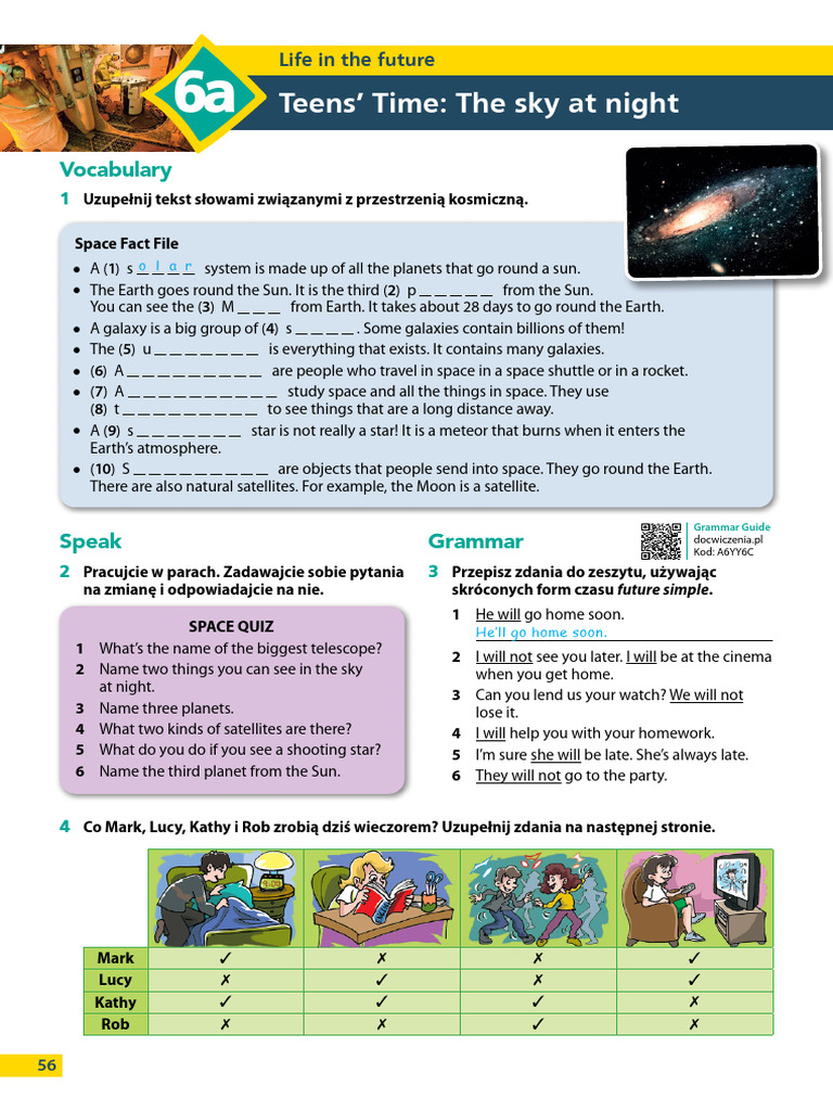 Junior Explorer 6 Zeszyt Cwiczen Unit 6 | Download Free PDF | Outer Junior Explorer 6 Testy Pdf