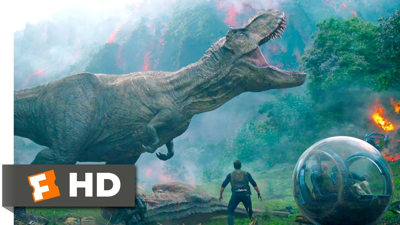 Jurassic World: Fallen Kingdom (2018) - Saved by Rexy Scene (4/10 Jurassic World Upadłe Królestwo Premiera W Polsce
