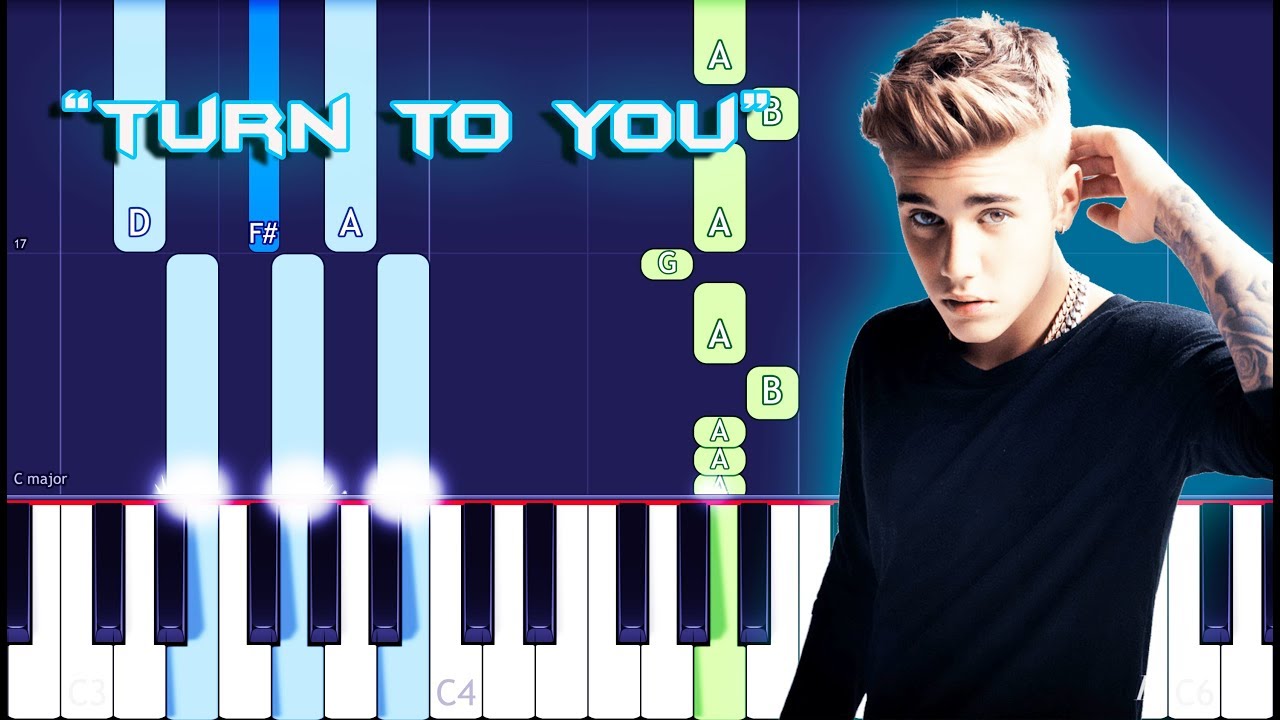 Justin Bieber - Turn To You Piano Tutorial EASY - YouTube Justin Bieber Turn To You Tłumaczenie