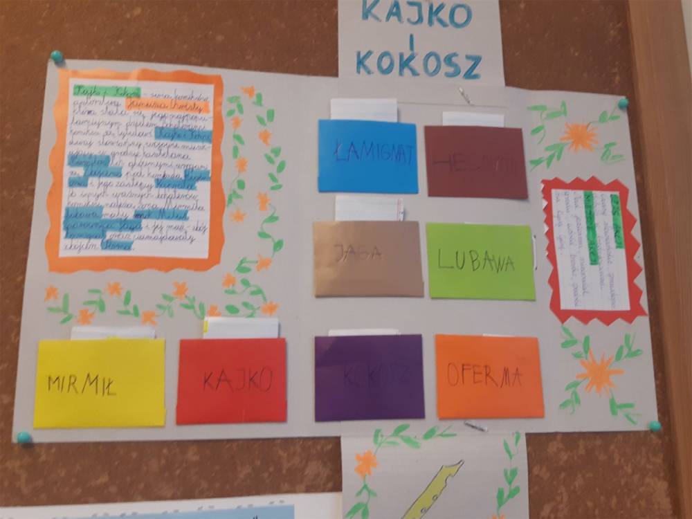 KAJKO I KOKOSZ W LAPBOOKACH - Szkoła Podstawowa nr 2 Lapbook Kajko I Kokosz Szkola Latania