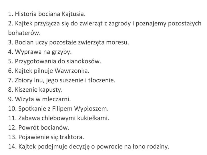 KAJTKOWE PRZYGODY - zajecia3 Kajtkowe Przygody Test Z Odpowiedziami