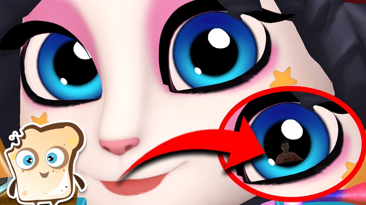 KAMERY W OCZACH MY TALKING ANGELA 2!? - YouTube Czy Angela Ma Kamery W Oczach