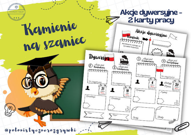 Kamienie na szaniec. Akcje dywersyjne. Dywersja • Złoty nauczyciel Akcje Dywersyjne Kamienie Na Szaniec