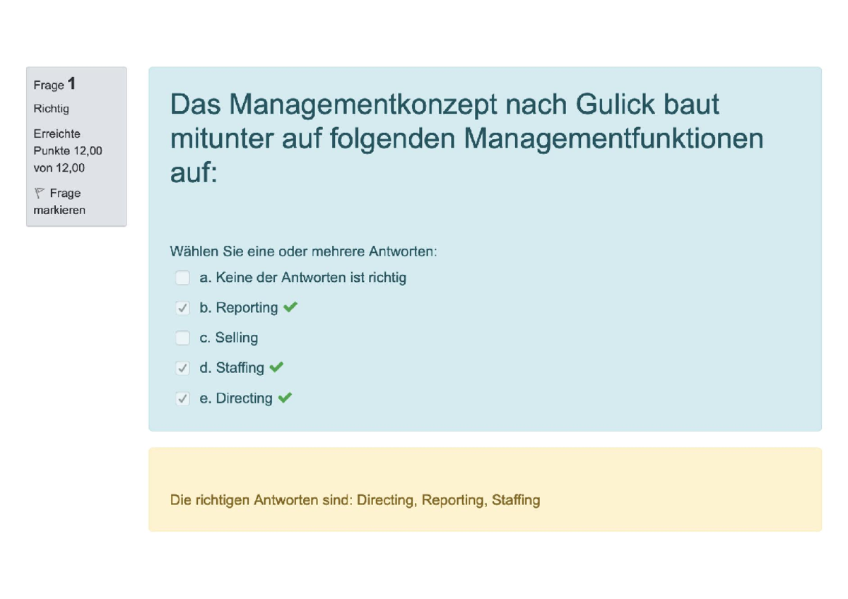 Kap - Lernzielkontrolle - Grundlagen des Managements - Studocu Kapitel 2 Klasa 7