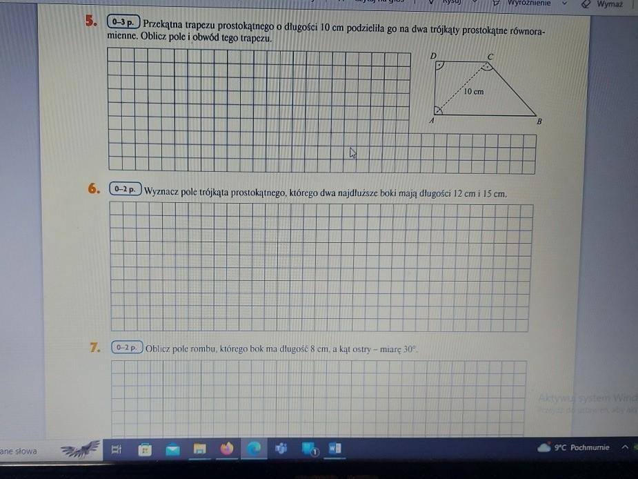 karta pracy twierdzenie pitagorasa klasa 8 na jutro pls szybko - Brainly.pl Rewalidacja Klasa 8 Karty Pracy