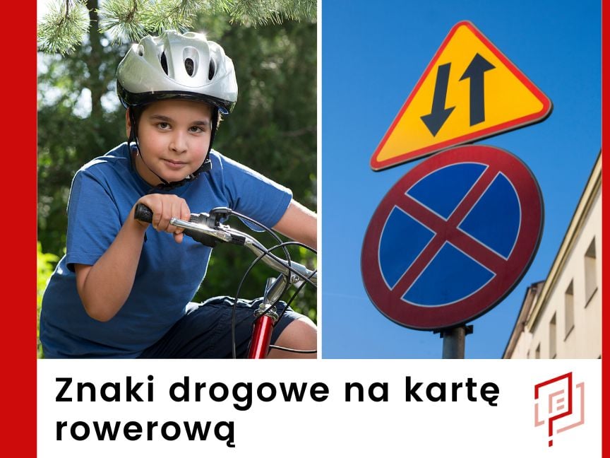 Karta rowerowa - pytania, znaki drogowe i egzamin 2025 • jakiwniosek.pl Quiz Znaki Drogowe Karta Rowerowa