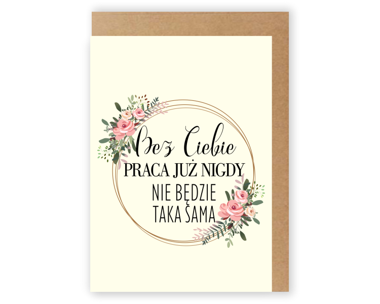 Kartka na pożegnanie koleżanki lub kolegi z pracy Kilka Slw Na Pozegnanie Kolezanki Z Pracy