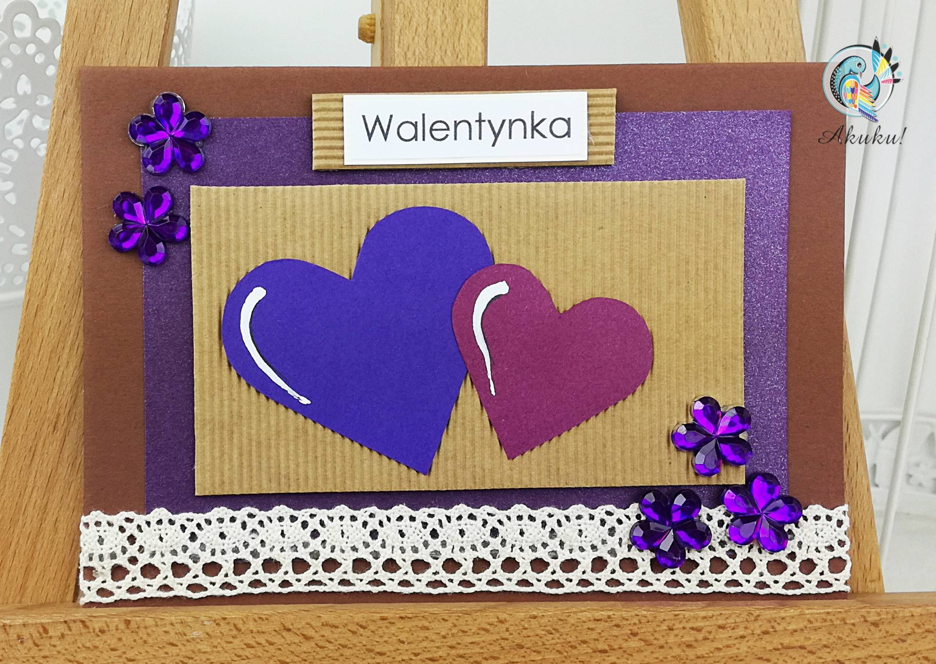 Kartka Na Walentynki Ręcznie Robiona