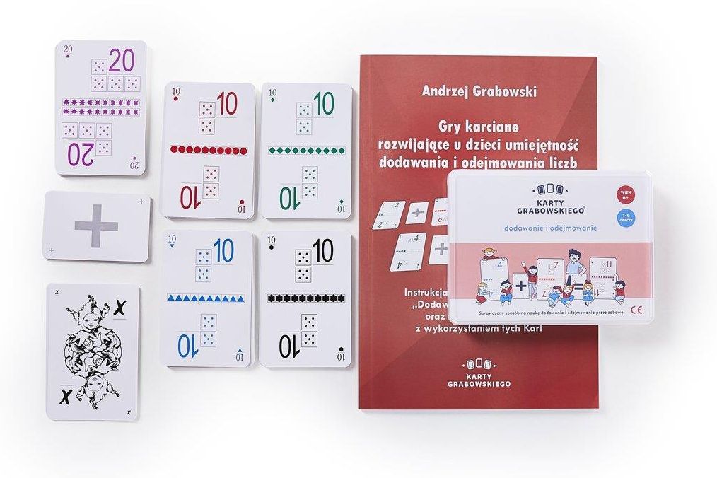 Karty Grabowskiego Zabawka Edukacyjna Dodawanie I Odejmowanie - Ceny i Karty Grabowskiego Dodawanie I Odejmowanie Zabawka Edukacyjna