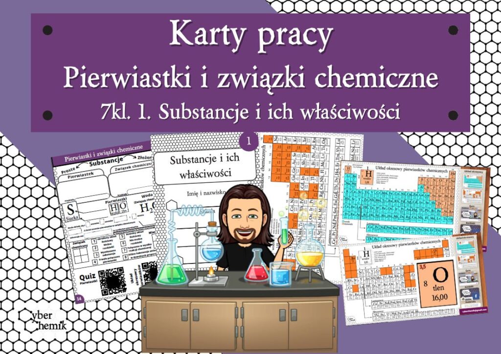 Karty pracy- Klasa 7. Chemia – Pierwiastki i związki chemiczne • Złoty Karta Pracy Chemia Klasa 7