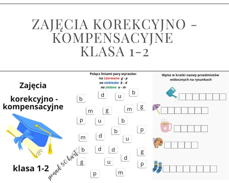 28 Kart Pracy Do Zajęć Korekcyjno Kompensacyjnych