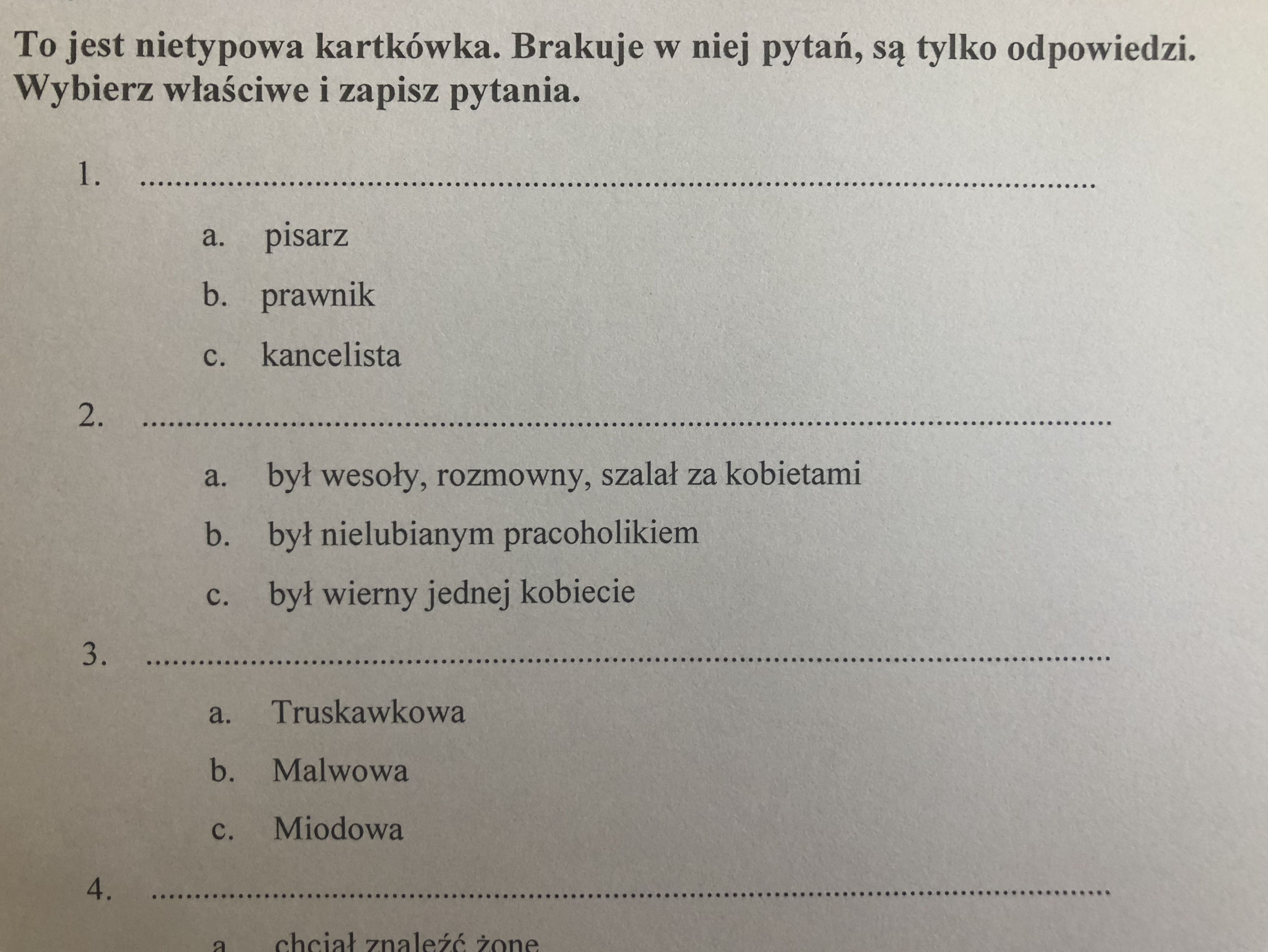 „Katarynka” Bolesława Prusa i odwrócona kartkówka - Młodzieżowy Ośrodek Dlaczego Nowela Nosi Nazwę Katarynka