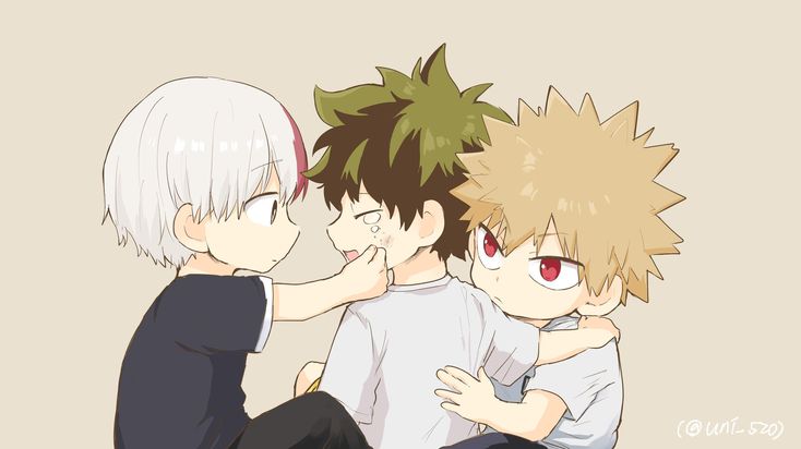 Bakugou Katsuki X Midoriya Izuku X Todoroki Shouto