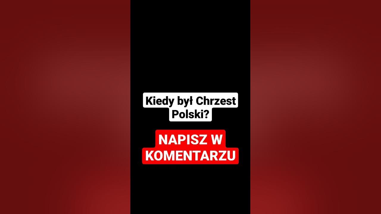 Kiedy był Chrzest Polski #shorts #1000ksubscribers #poland #baptism Kiedy Był Chrzest Mieszka 1