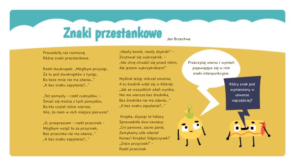 Kiedy Stawiamy Przecinek Klasa 3