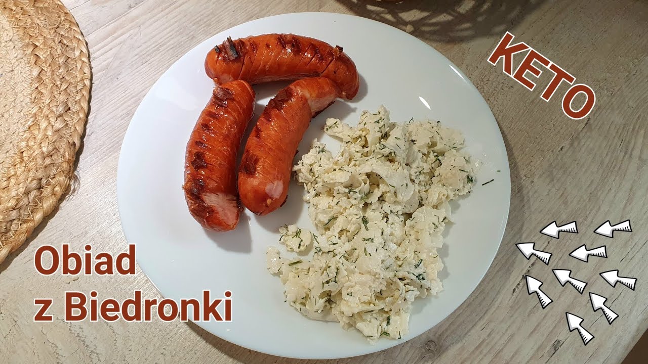 Kiełbasa z Biedronki. Szybki KETO pomysł na obiad. - YouTube Pomysl Na Obiad Z Biedronki