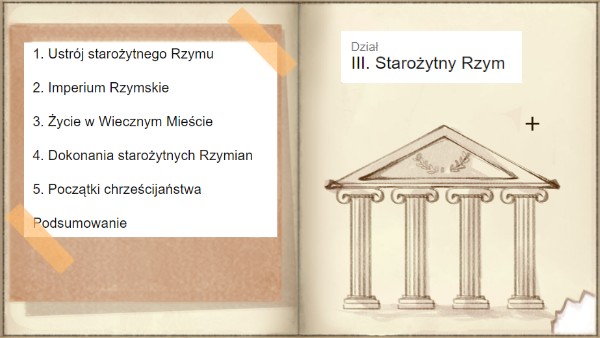 kl. 5 III Starożytny Rzym. Starozytny Rzym Klasa 5