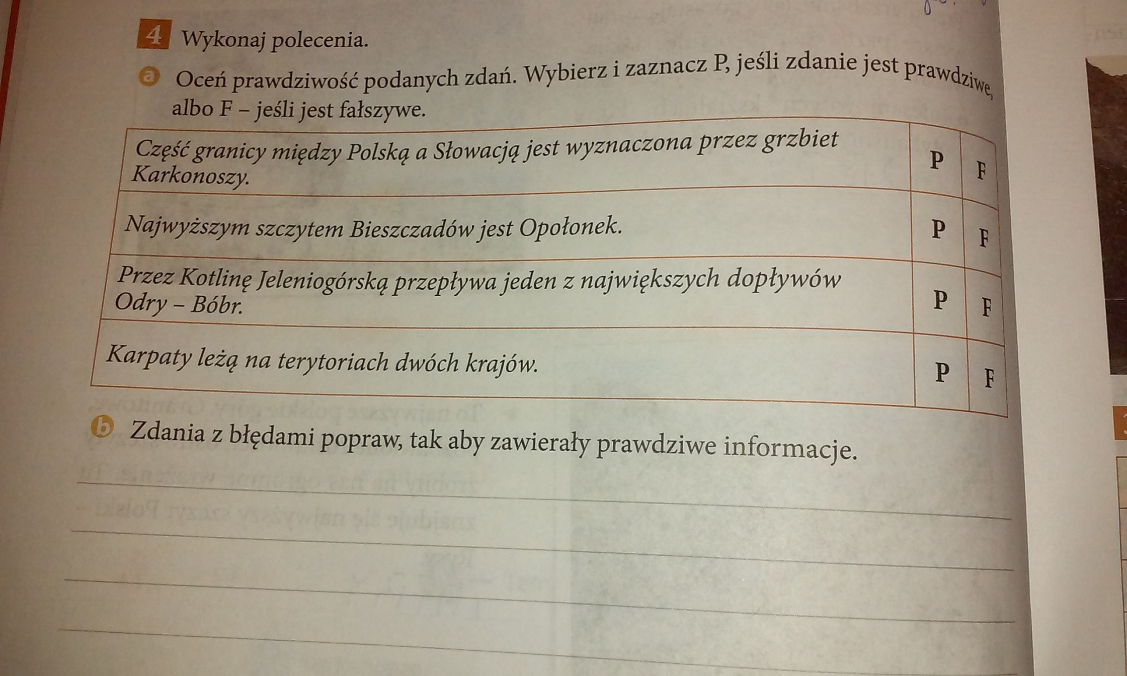 Kl. 5 zeszyt cwiczen tajemnice przyrody str 82 zad 4 wszystko w Tajemnice Przyrody Klasa 5 Sprawdzian Poznajemy Krajobrazy Nizin