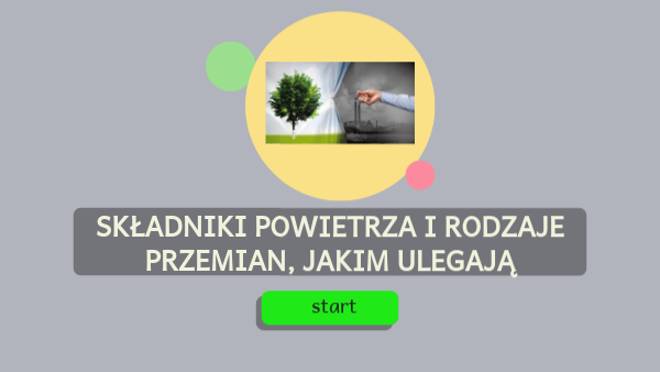 Skladniki Powietrza I Rodzaje Przemian Jakim Ulegaja Kl 7