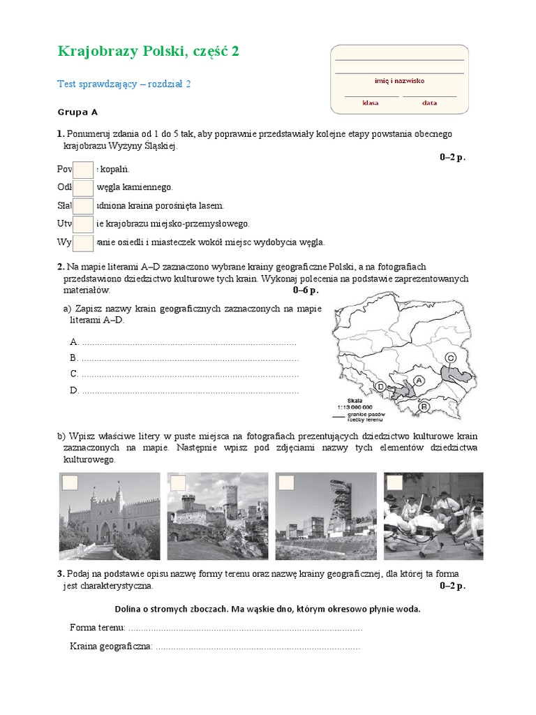 Geografia Klasa 5 Dzial 3