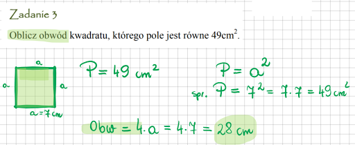 KLASA 5 Temat: Pole kwadratu i prostokąta. Pole Prostokata I Kwadratu Zadania Klasa 5