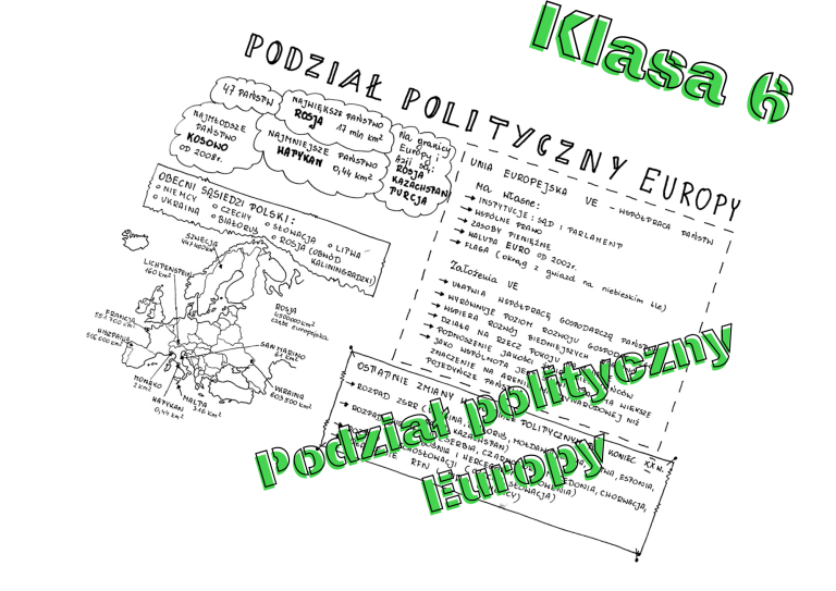 Sprawdzian Geografia Klasa 6 Europa