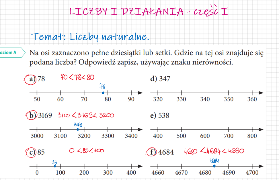 KLASA 6 Temat: Liczby naturalne Klasa 6 Liczby Naturalne I Ulamki
