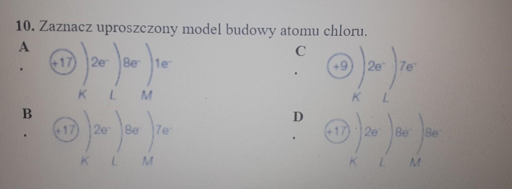 klasa 7 atomy i czasteczki - Brainly.pl Atomy I Czasteczki Sprawdzian Klasa 7 Odpowiedzi
