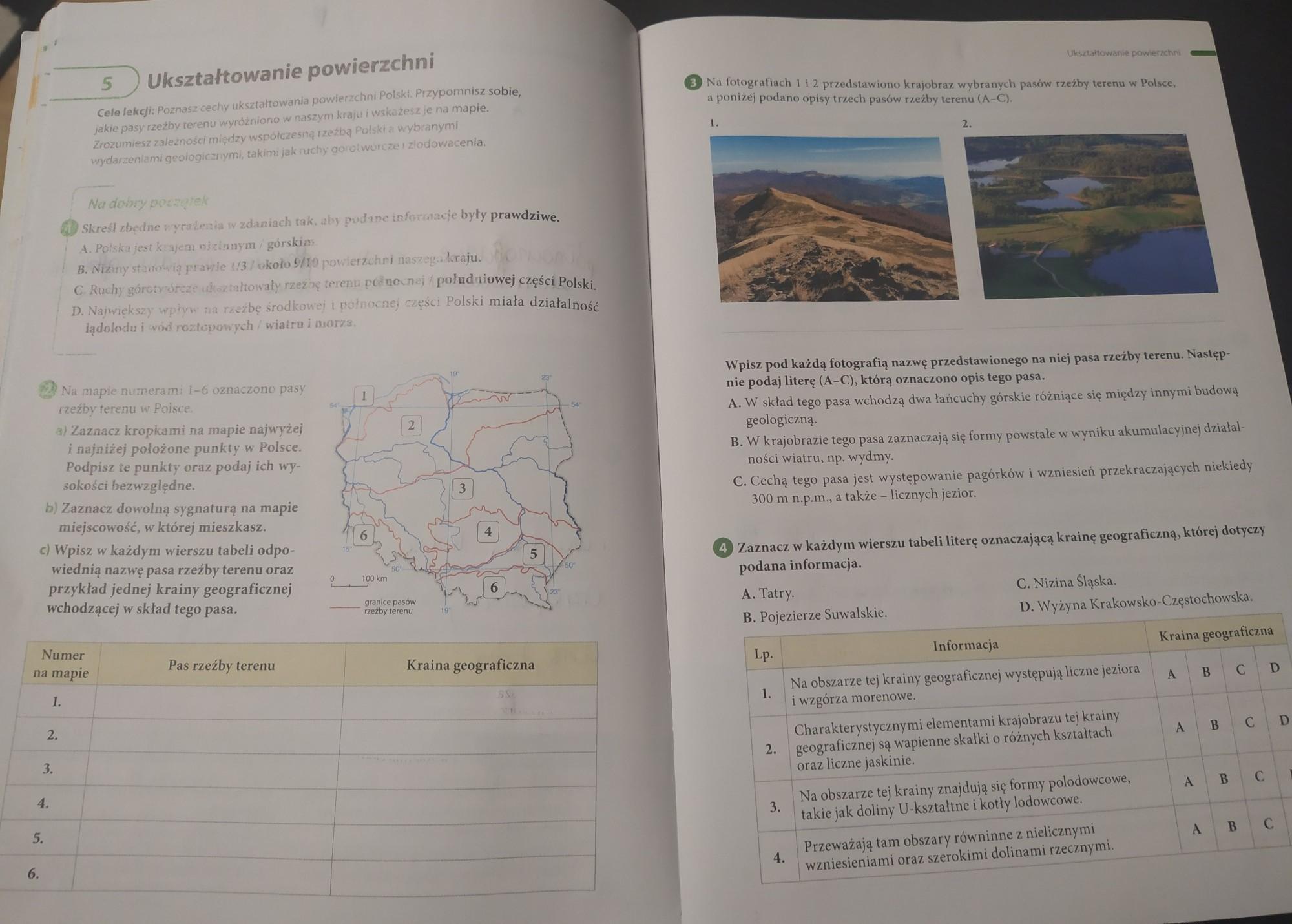klasa 7 geografia ukształtowanie powierzchni strona 26 i 27 pomoze ktos Nowa Era Geografia Klasa 7 Pdf