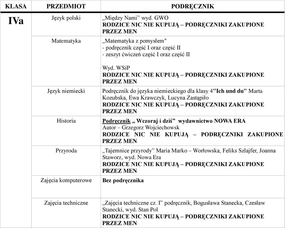 KLASA PRZEDMIOT PODRĘCZNIK - PDF Darmowe pobieranie Ich Und Du Klasa 6 Odpowiedzi Do ćwiczeń