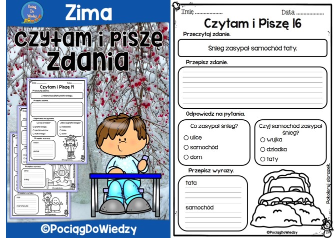 Klasy 1-3. Edukacja polonistyczna • Strona 9 z 37 • Złotynauczyciel Sprawdzian Klasa 3 Edukacja Polonistyczna Pazdziernik