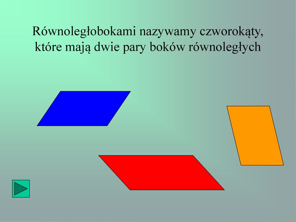 Klasyfikacja czworokątów - ppt pobierz Pewien Czworokąt Ma Dwie Pary Równych Kątów I Prostopadłe Przekątne