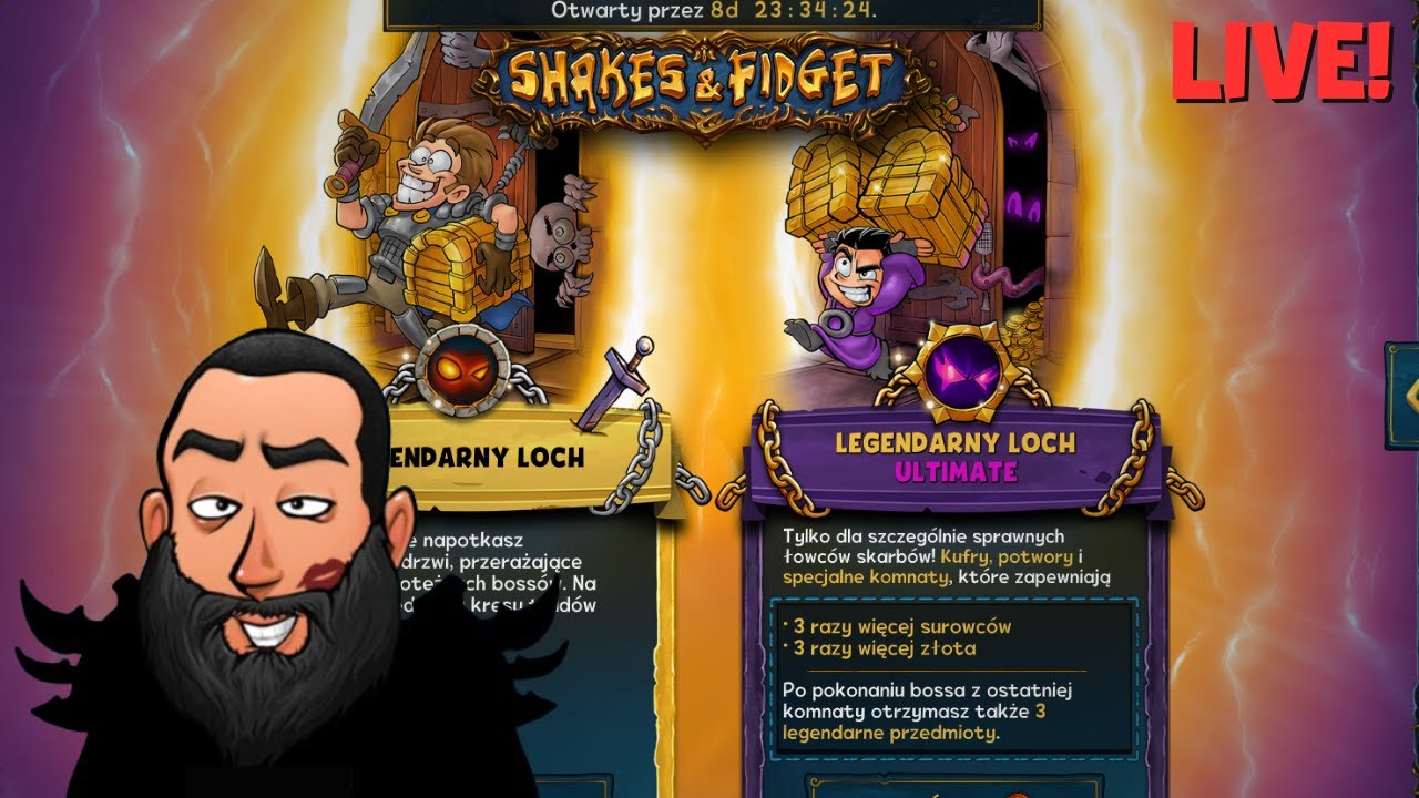 Shakes Fidget Klucze Do Lochów