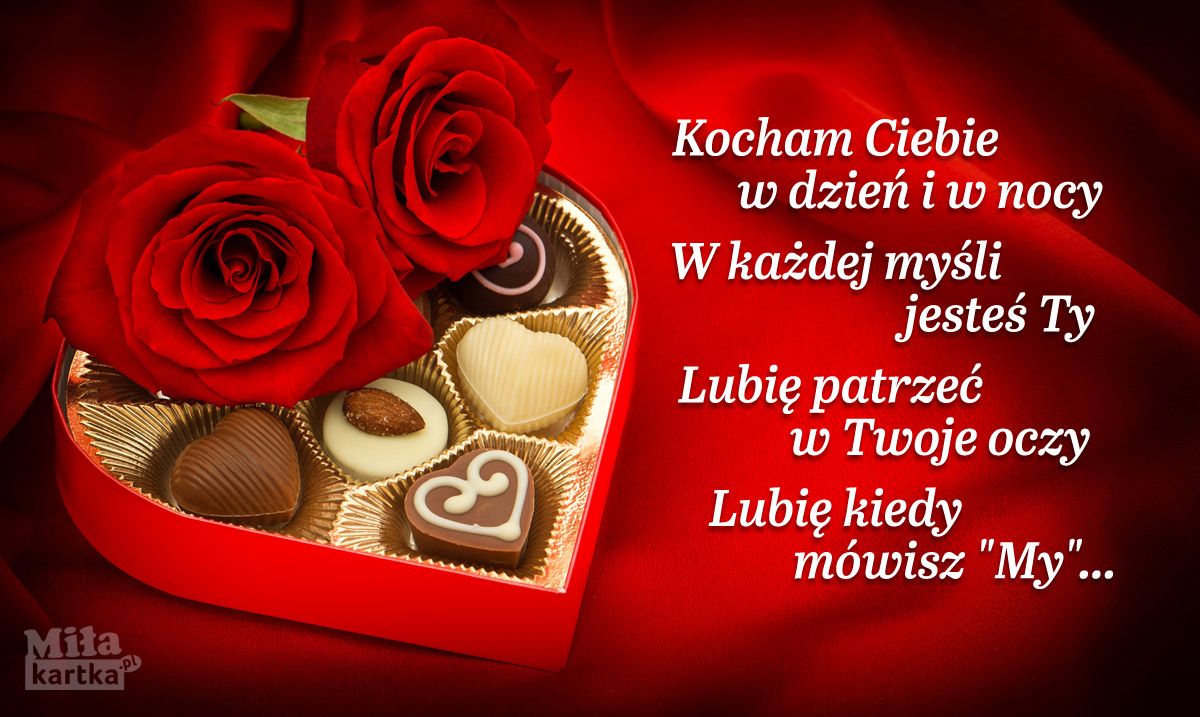 Kocham Ciebie w dzień i w nocy #miłość #kochanie #kartki #walentynki # Kocham Cię We Wszystkich Językach świata