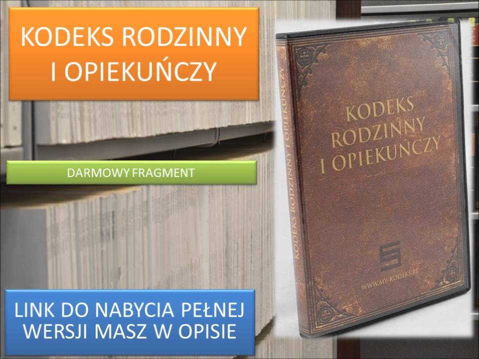 Kodeks Rodzinny I Opiekuńczy Art 91