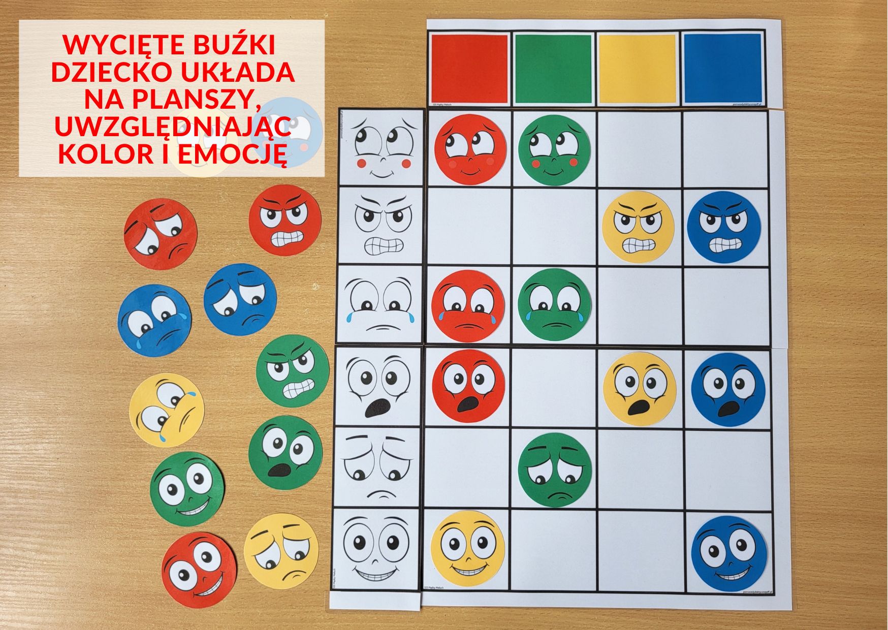 KODOWANIE - EMOCJE - Pomoce Dydaktyczne PDF Trening Umiejętności Społecznych Karty Emocji I Sytuacji Społecznych