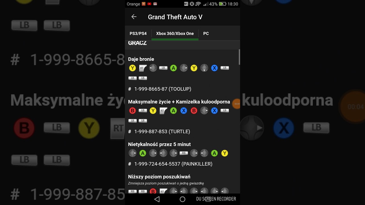 Kody Do Gta 5 Na Xbox 360