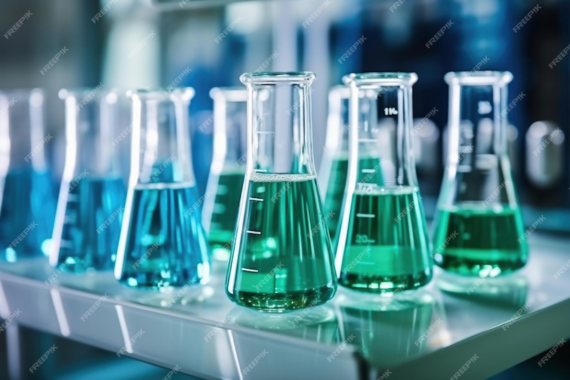 Kolby Szklane Na Próbki Płynne Odczynników Sprzęt Laboratoryjny Do Szklo I Sprzet Laboratoryjny Test