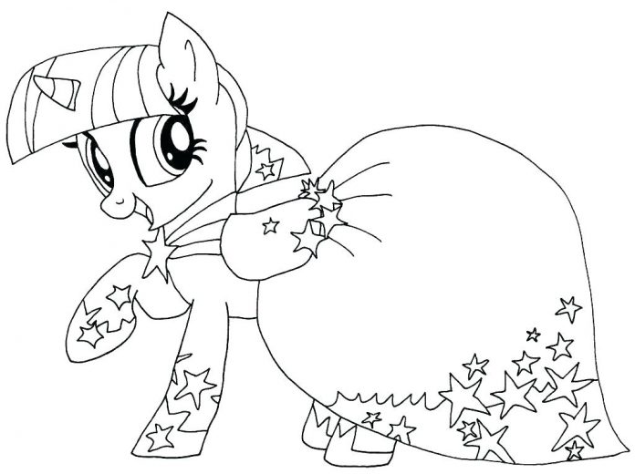 Kolorowanka Dla 7 latka malutki kucyk Pony do druku i online Kolorowanki Dla 7 Latka Do Druku