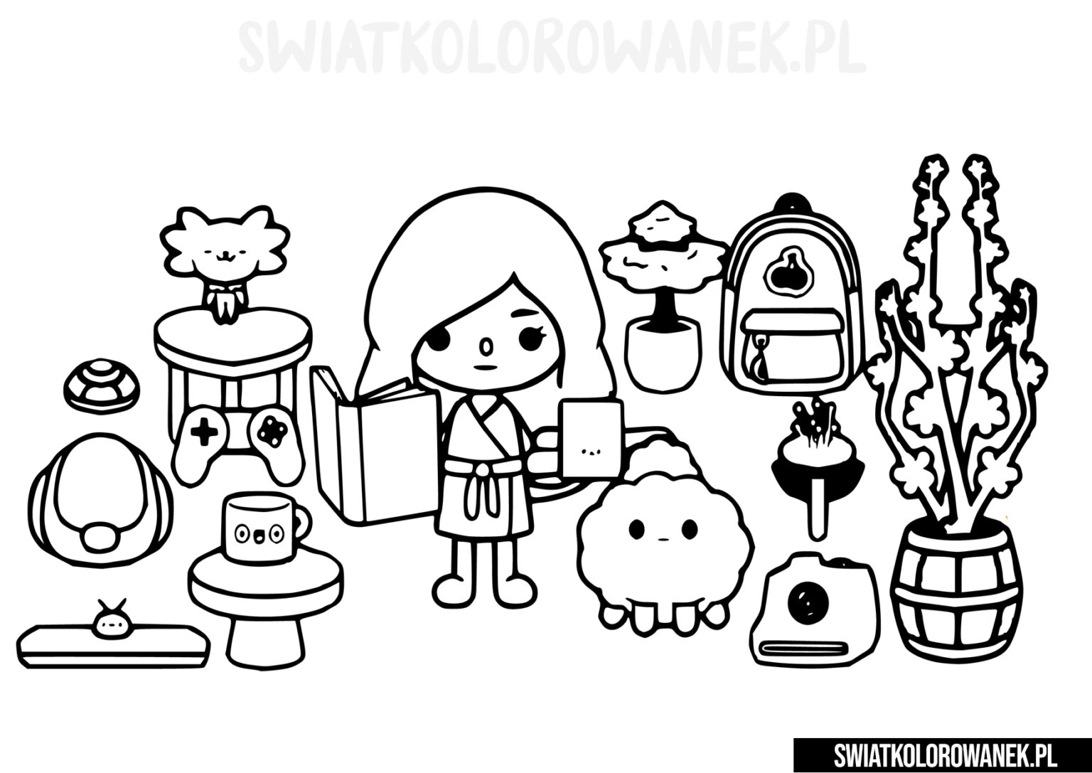 Kolorowanka Toca Life World - Darmowe kolorowanki do druku Kolorowanki Toca Boca Do Druku Za Darmo