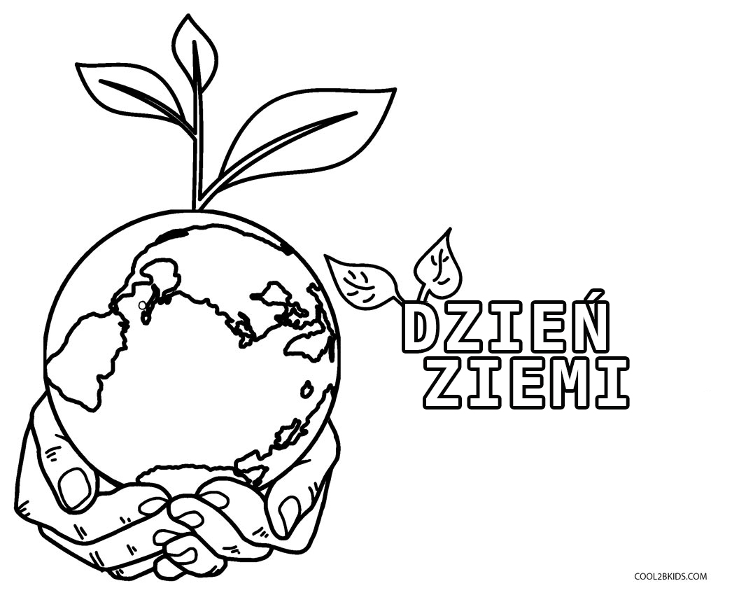 Kolorowanki Dzień Ziemi - Cool2bKids Dzień Ziemi Kolorowanki Do Druku