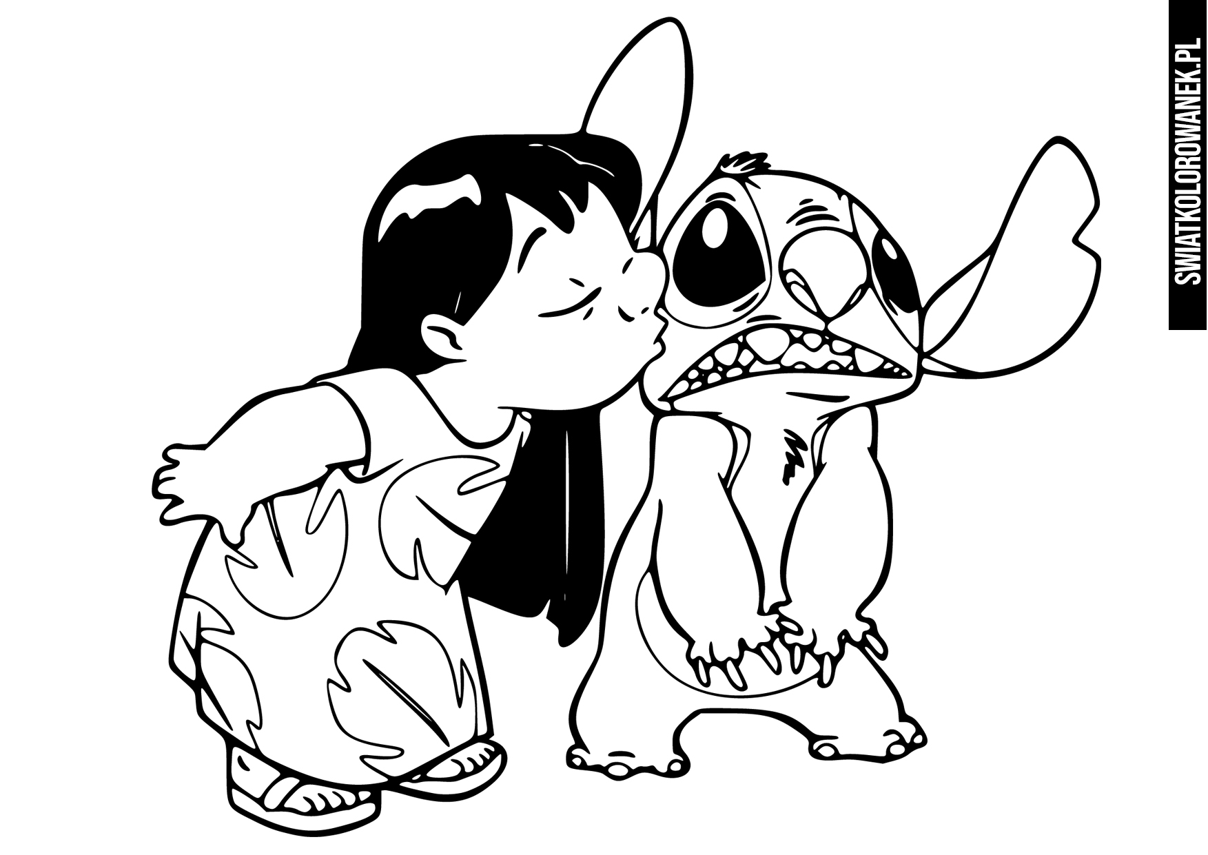 Kolorowanki Stitch Kolorowanki Dla Dzieci Za Darmo