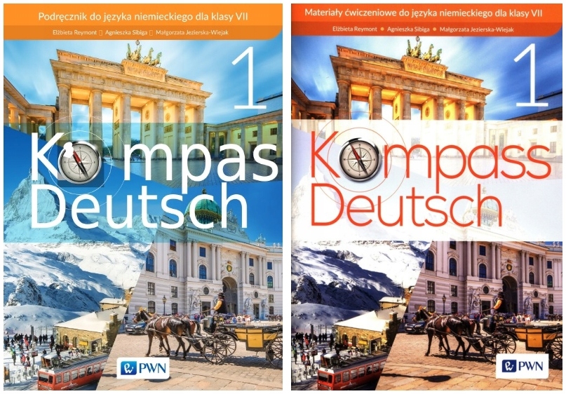 Kompass Deutsch 1 Podręcznik + Materiały ćwiczeniowe Klasa VII PWN Cwiczenia Do Niemieckiego Klasa 7