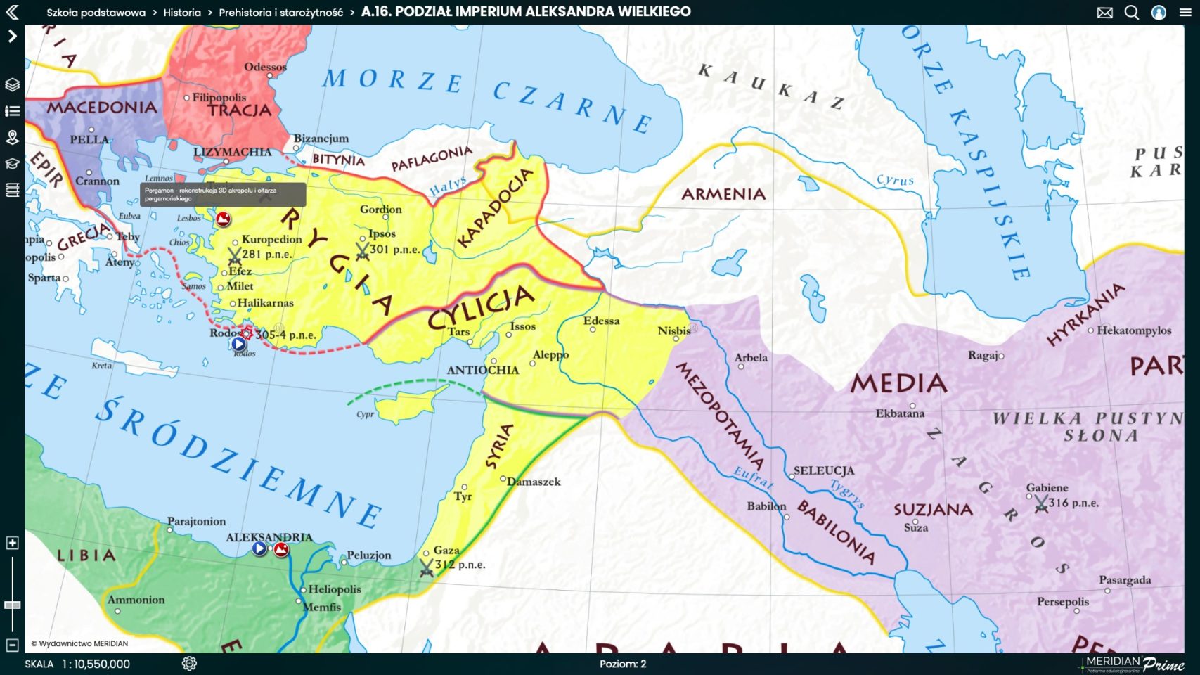 Komplet map do historii: Starożytna Grecja Imperium Aleksandra Wielkiego Klasa 5