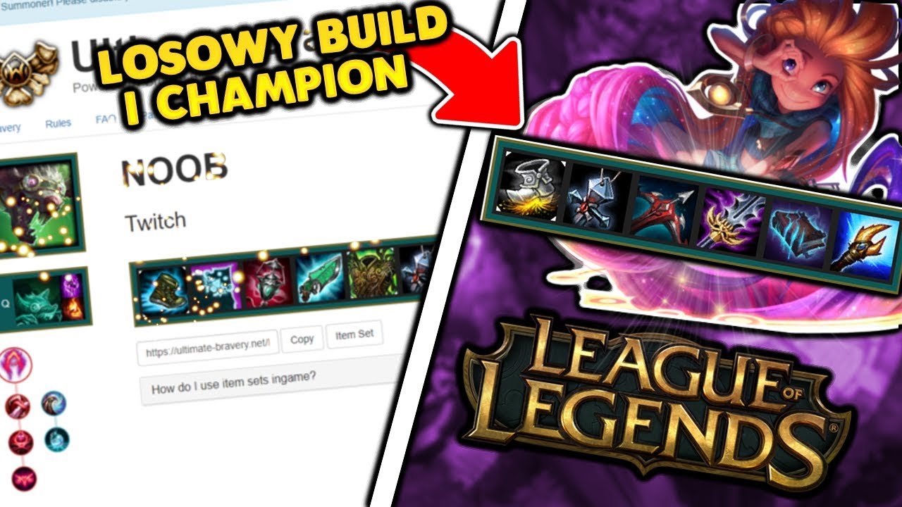 KONIEC?! - LOSOWE BUILDY i POSTACIE w lolu - YouTube Strona Do Losowania Postaci W Lolu