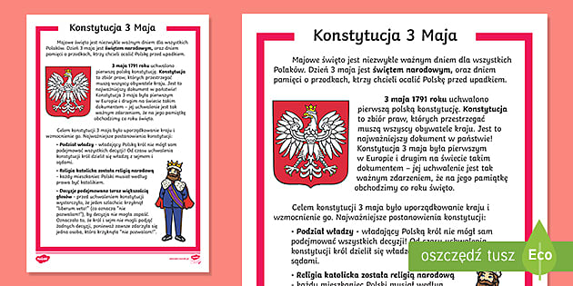 Krtka Notatka Na Temat Konstytucji 3 Maja