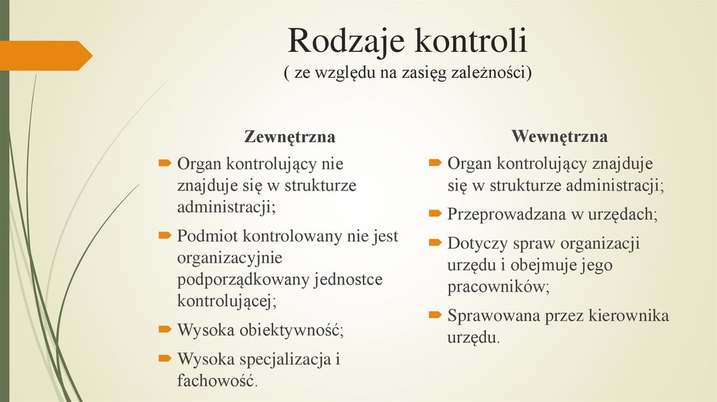 Kontrola w administracji - online presentation Kryteria Kontroli W Administracji Publicznej