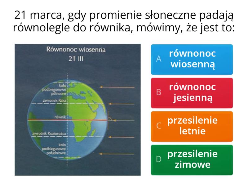 Kopia Ruchy Ziemi klasa 6 - Test Ruchy Ziemi Klasa 6 Test